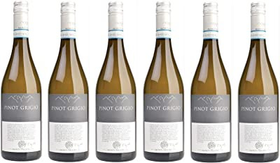 PINOT GRIGIO Vigneti delle Dolomiti I.G.T. 2022 - (Monti Pallidi) trockener Weißwein aus dem Trentino I 6x 0,75 Ltr.